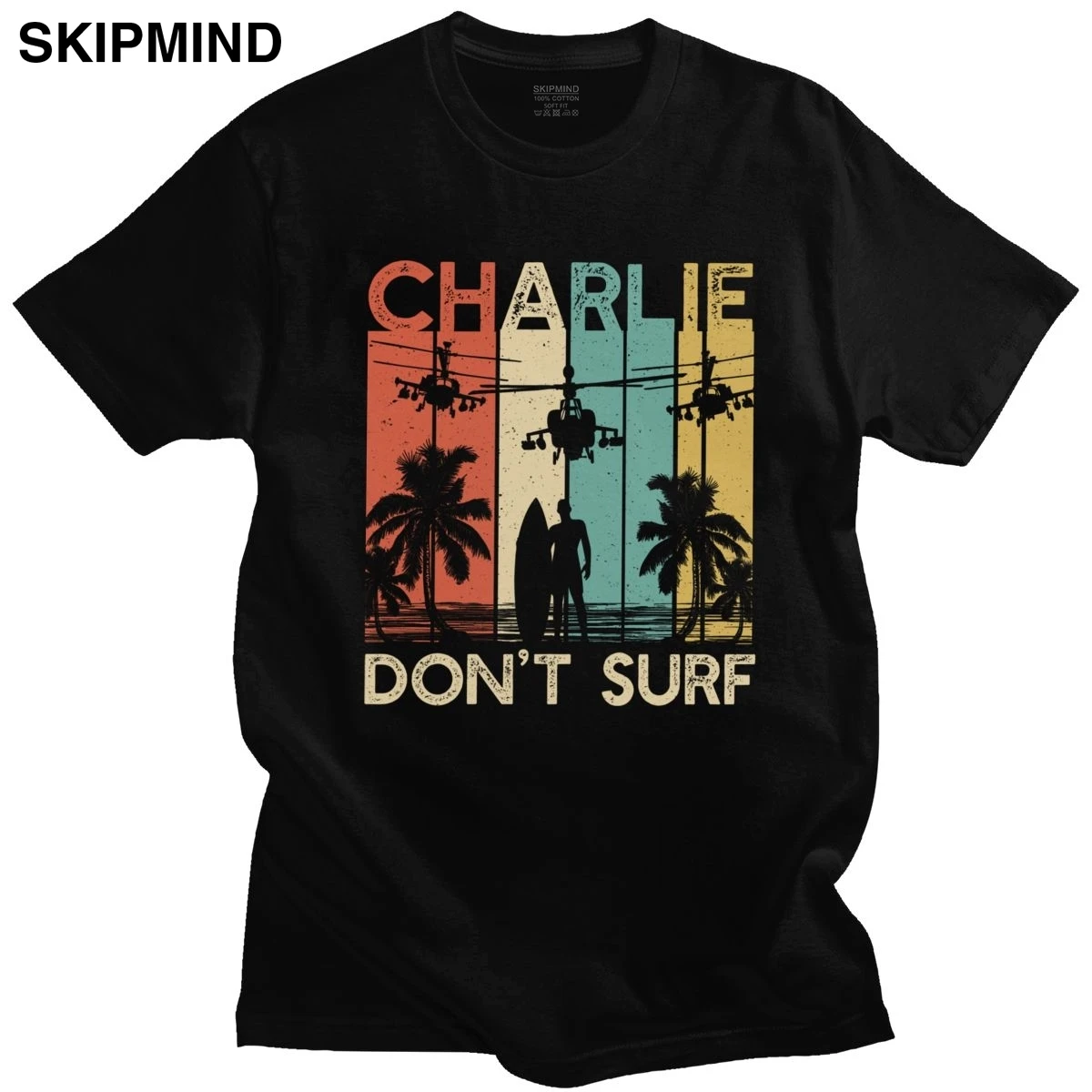 Clothes, Shoes & Accessories Charlie Dont Surf T Shirt Apocalypse Now