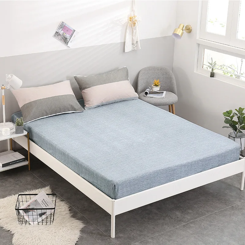 Наматрасник с принтом, наматрасник, защитная накладка, простыня, постельное белье с эластичным покрытием