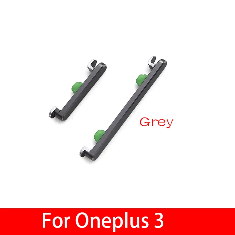 Кнопка включения громкости боковой ключ для Oneplus 2 3 6T 7 Pro - Цвет: For Oneplus 3 Gray