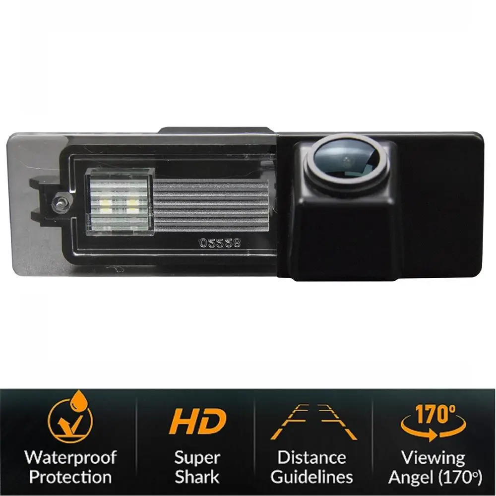 HD Rear Reversing Backup Camera Rearview Camera 170° Night Vision Waterproof for BMW E85 E86 E89 640I Clubman/Convertible/Countryman Mini Cooper R55 R57 R60 R61