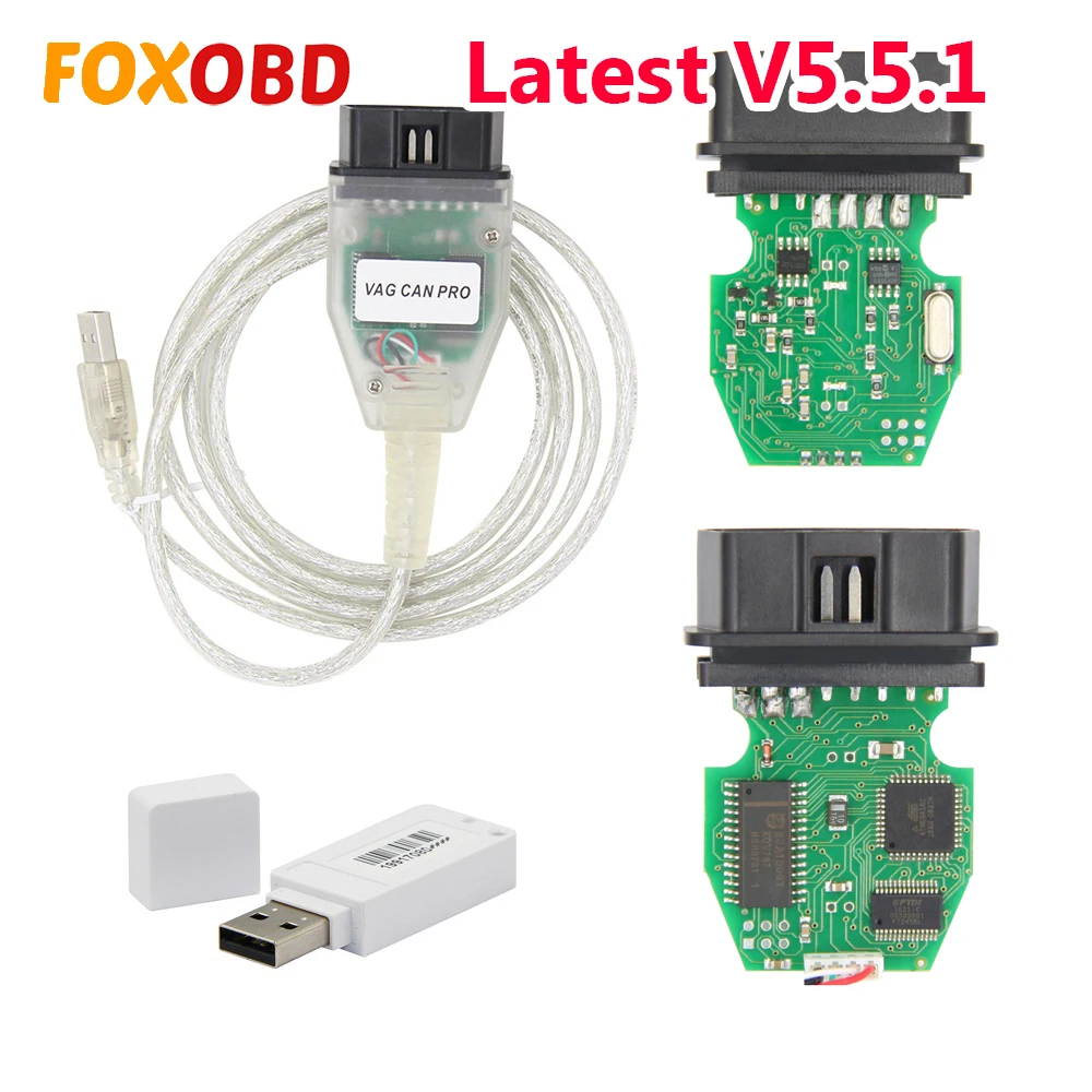 VAG CAN PRO VCP V5.5.1 K line OBD OBD2 автомобильный диагностический инструмент автоматический