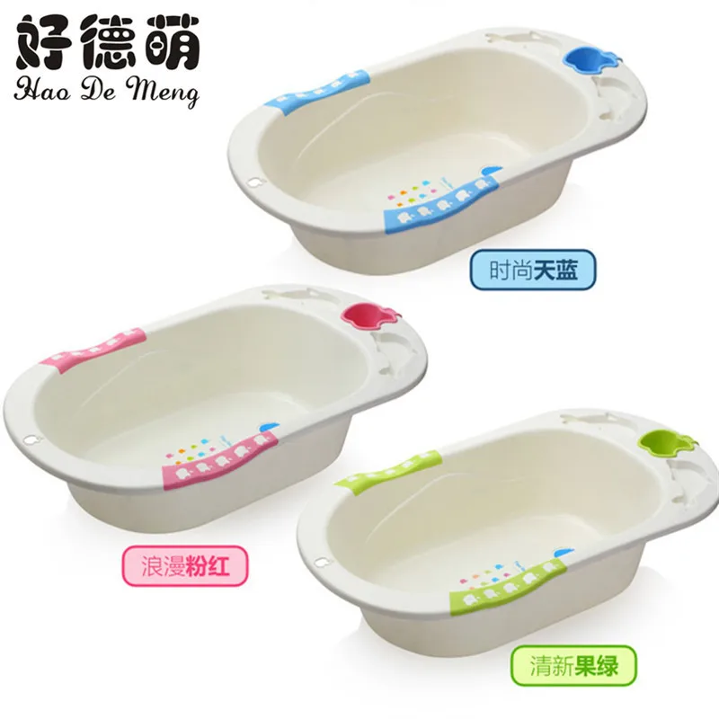 

Good German Meng Large Size Thick Children Bath Basin Multi-color Kids Bathtub Creative Newborn Infant Bath Tub