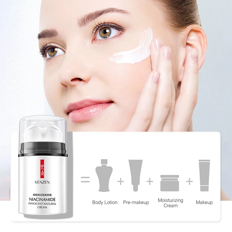 Естественный &quotнюд&quot макияж крем Niacinamide Алоэ Вера консилер изоляция