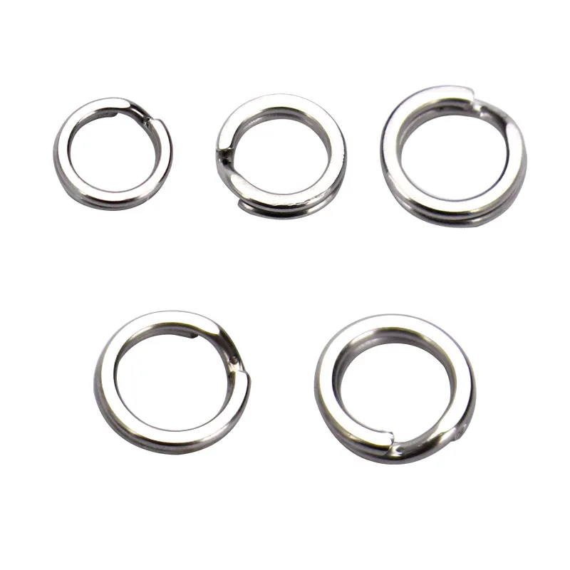 

Set Fishing connection rings Storage Stainless Steel Swivels Bait.lures