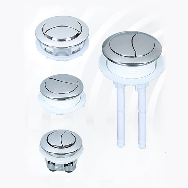 Dual Type Flush Toilet Water Tank Push Button Fits 38/48/58mm Hole Gadget Useful