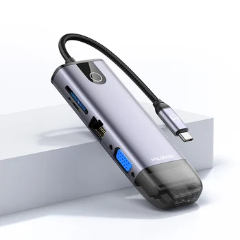 

USB C Hub Mini USB Splitter Type C Dock Station PD Charging HDMI Ethernet RJ45 SD Reader for Lenovo Thinkpad notebook Macbook