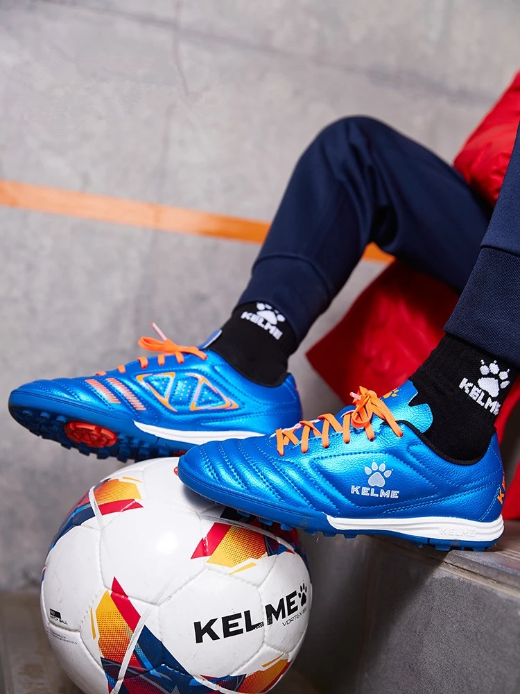 KELME Kids Soccer Shoes Authentic Cleats Football Shoes Match Training For Boys And Girls Breathable Outdoor 873701 football shoes
