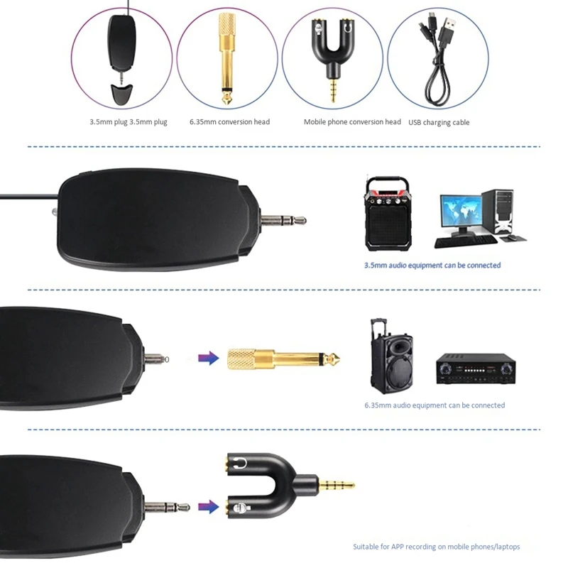 Wireless MicrophoneNeckband MicrophoneCamera/Phone