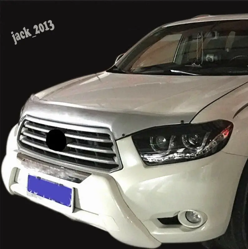 Модификация автомобиля автомобильные аксессуары Передняя крышка капота защита от насекомых литьевая Крышка для Toyota Highlander 2009-2011