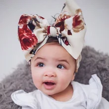 big bow headband for baby girl