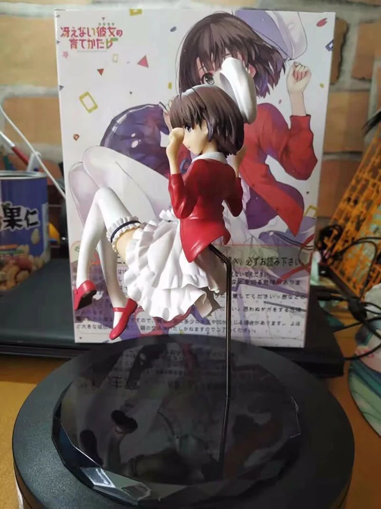Saekano как растить скучно девушка Мегуми Като игрушечных пластиковых экшн фигурок из фигура аниме модель игрушки сексуальная женская фигура куклы подарок