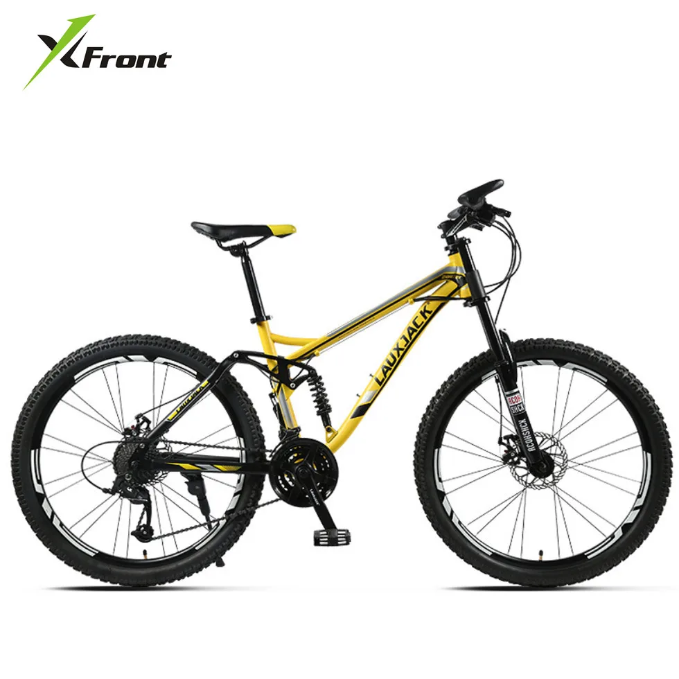 Excellent New Brand Mountain Bicycle Carbon Steel Soft Tail Frame Dual Disc Brake 27 Speed Suspension Front Fork Bike Downhill Bicicleta 0