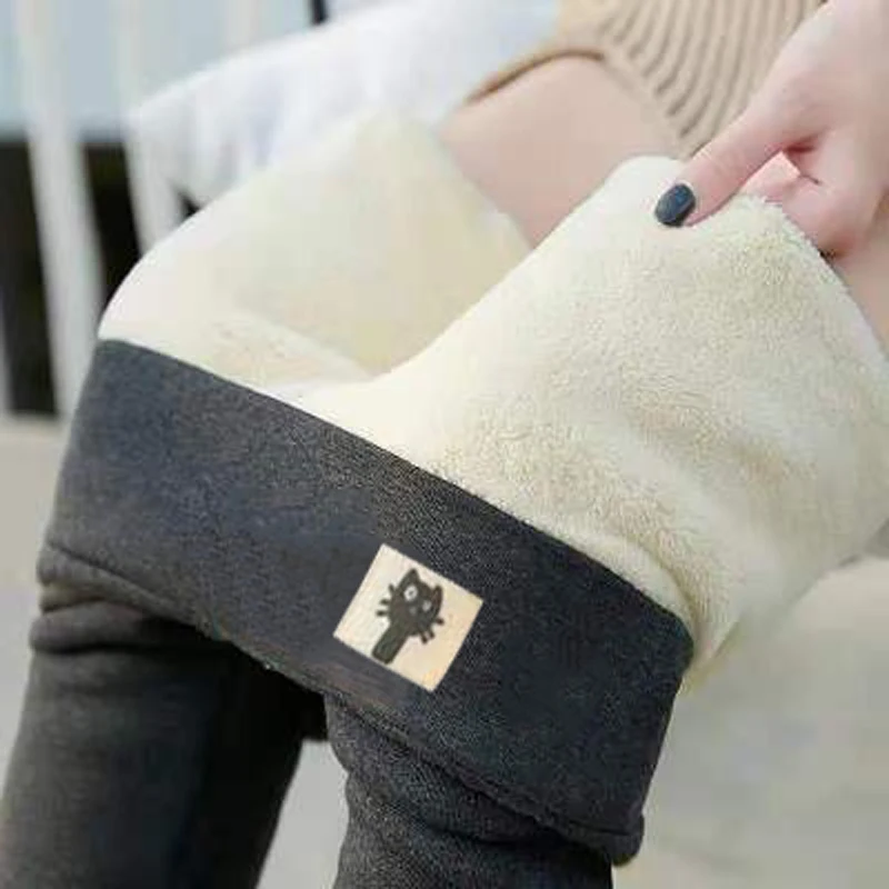 Winter Women Leggings Hight Waist Leggings Velvet Warm Pants Women Solid Color Legging Comfortable Keep Warm Stretchy Legging