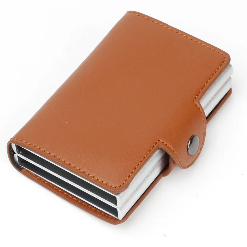 

New Wallet/ID Automatic Card Holder RFID Unisex Security Credit Pass Travel Air tickets Multi-Function Microfiber Men Package