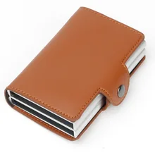New Wallet/ID Automatic Card Holder RFID Unisex Security Credit Pass Travel Air tickets Multi-Function Microfiber Men Package