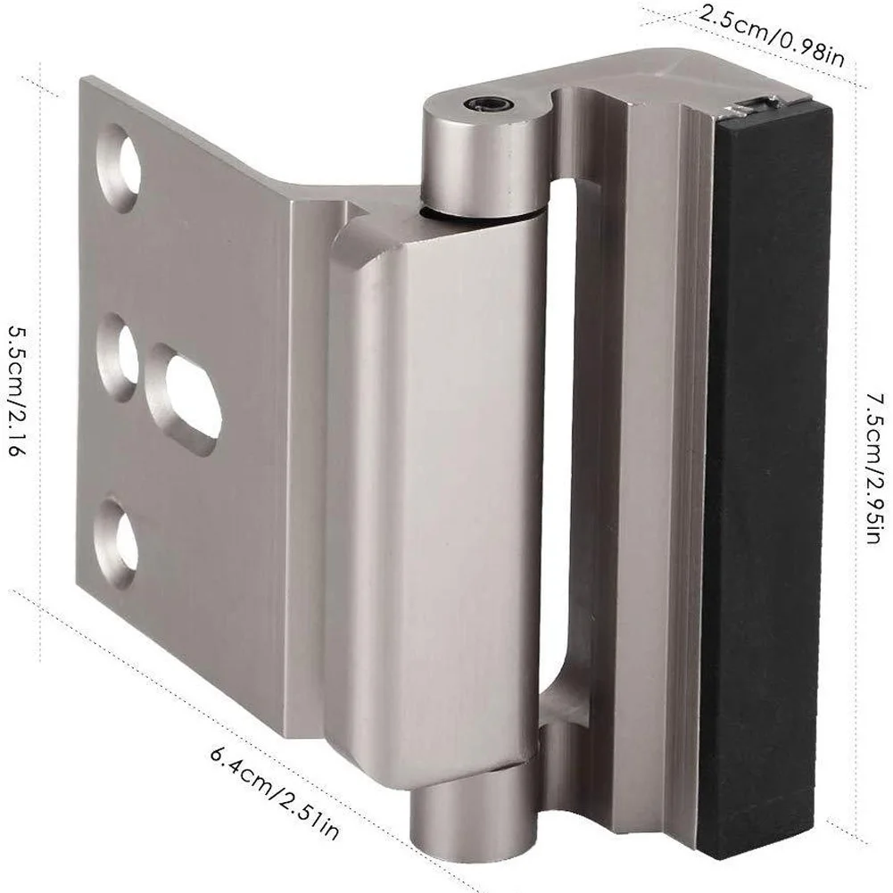 Алюминиевый сплав U дверной замок из арматуры защитник безопасности дверной стопор для дома высокий уровень безопасности дверной замок