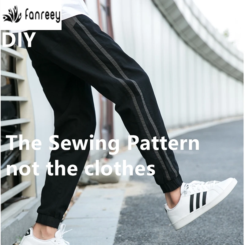 Sewing Pattern of Men's spring and autumn casual trousers sewing pattern WW-M638 | Дом и сад