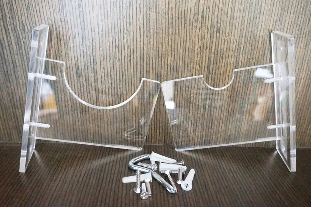 

Wall Mount Horizontal Baseball Bat / Acrylic Holder / Bat Brackets display stand