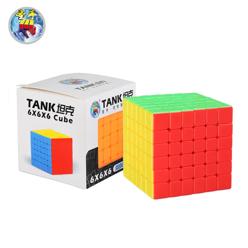

[Kathrine Cube Tank Six Rubik's] 6-Order Smooth Rubik's Cube Solid Color Bright Color on Behalf of Wholesale 3C Certification