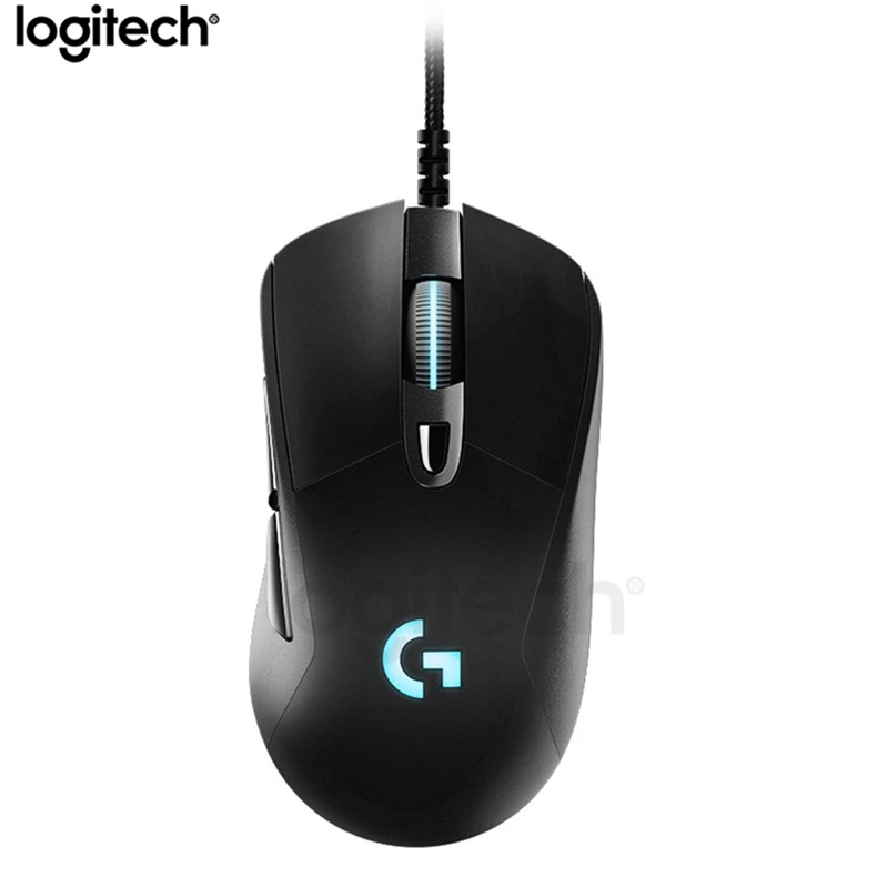 Проводная игровая мышь logitech G403 12000 dpi RGB Light 6 кнопок USB Проводная мышь игровая оптическая геймерская мышь Поддержка настольного компьютера/ноутбука