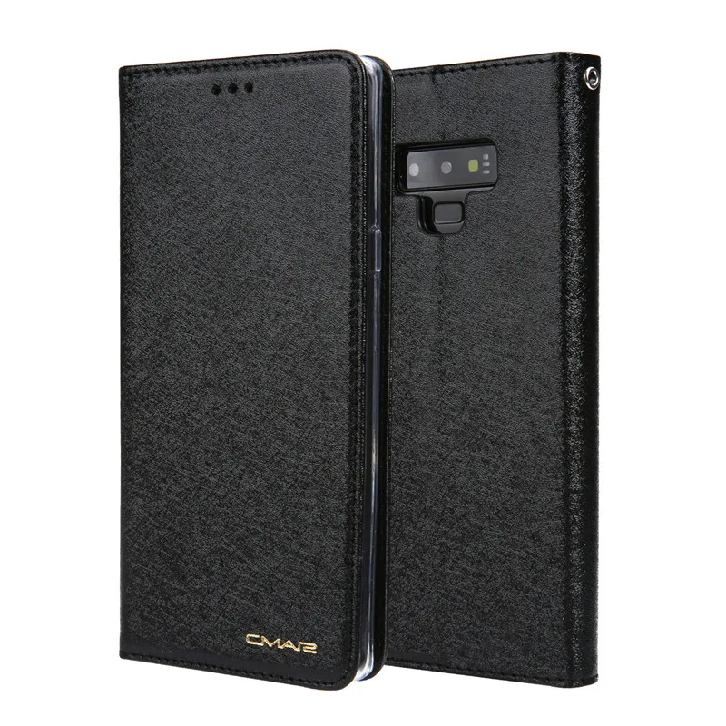 Чехол бумажник из шелковой кожи для Samsung Galaxy A10 A20 A30 A50 A70 M20 S10 Note 10 чехол телефона с