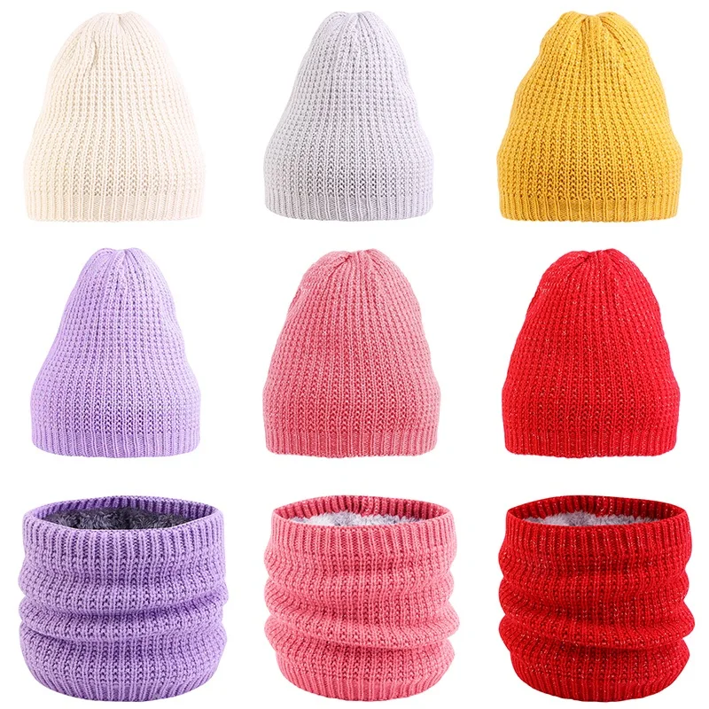 New Winter Wool Acrylic Knitted Caps 