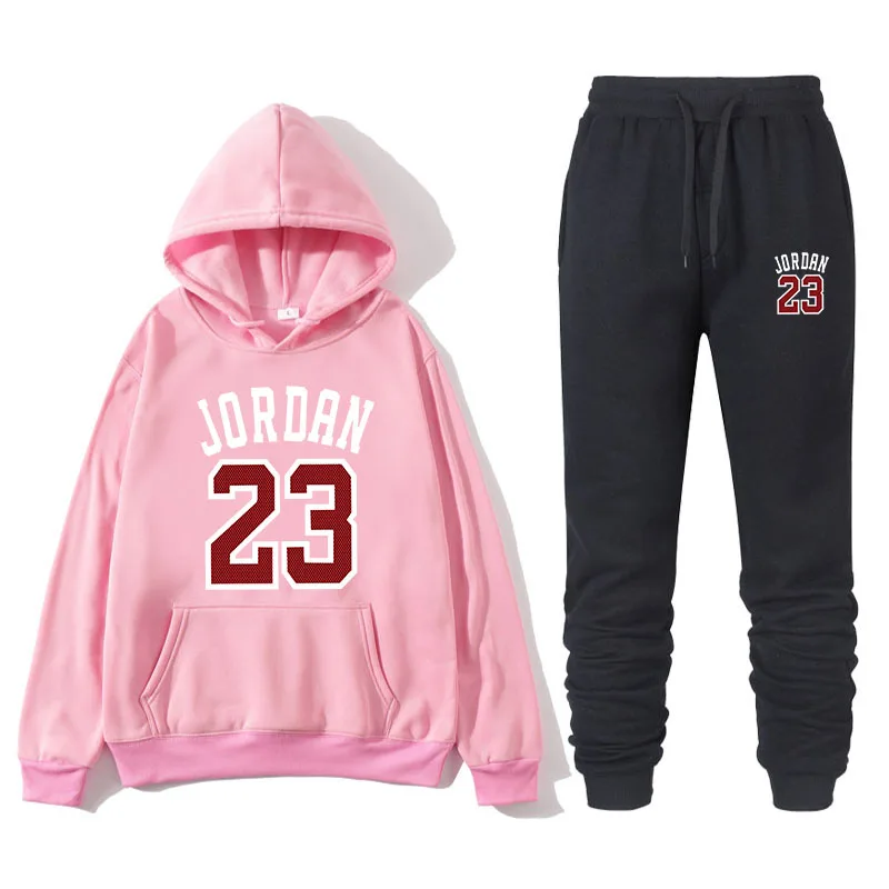 

Nieuwe 2019 Fashion Brand JORDAN 23 Mannen Sportkleding Print Mannen Hoodies Trui Hip Hop Vrouwen Hoodie + Broek Sporting Suit m