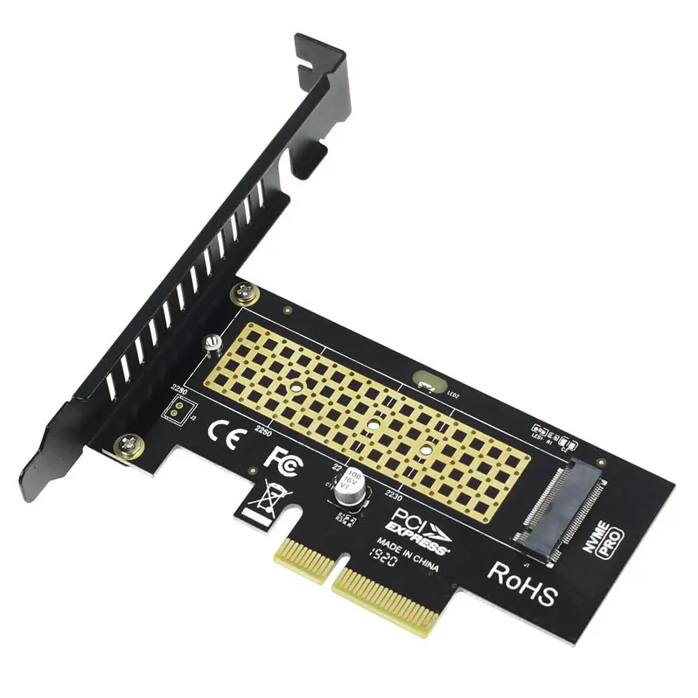 JEYI SK4 M.2 NVMe SSD NGFF для PCIE X4 адаптер M ключ интерфейсная карта Suppor PCI Express 3,0x4 Размер 2230-2280