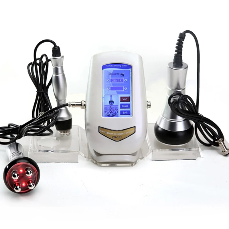 40K кавитация ультразвуковая машина для похудения тела радиочастотная многополярная вакуумная машина для омоложения лица для потери веса Домашнее использование