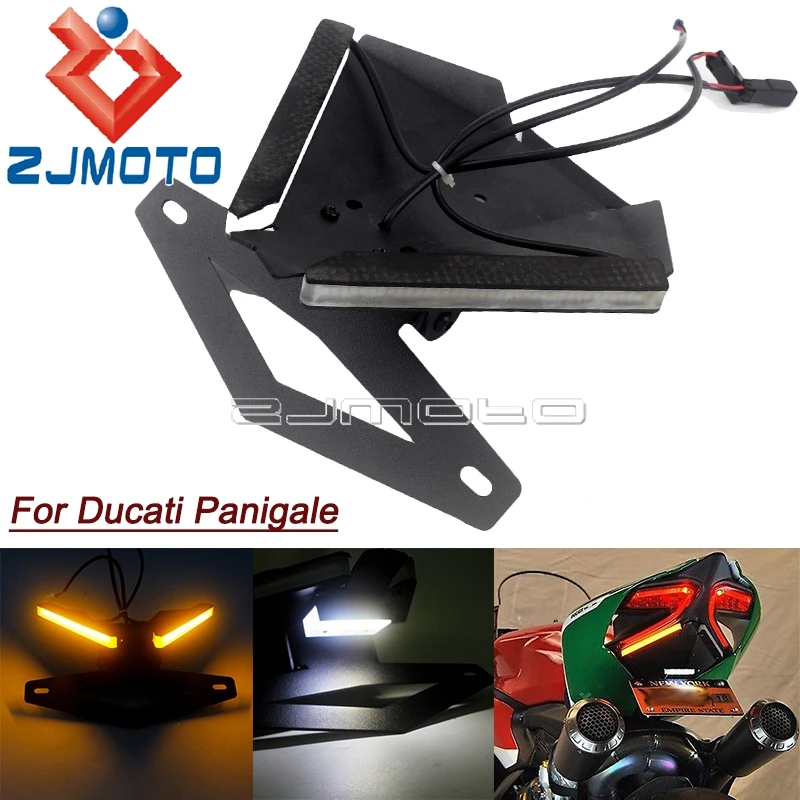For Ducati Panigale 959/899/1199/1299 CNC Rear License Plate Mount Holder with