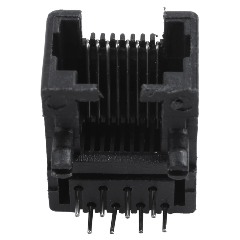 20 шт. RJ45 8P8C компьютер Интернет сеть PCB разъем Черный|Электрические розетки| |