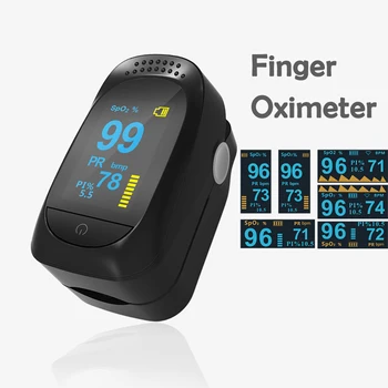 

Fingertip Pulse Oximeter Household Health Monitors Heart Rate Blood Oxygen Monitor SPO2 PR Saturation Oximetro Portable Oximeter