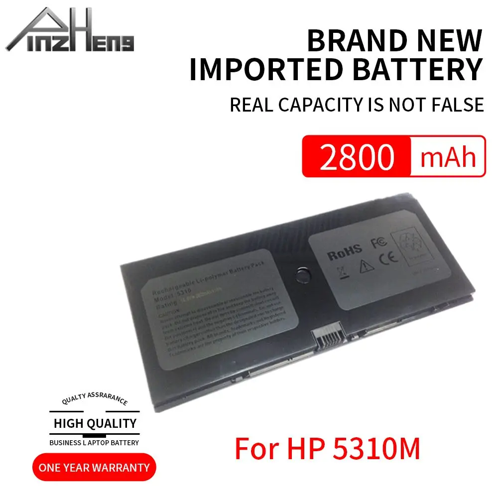 PINZHENG 2800mAh New Laptop Battery For HP ProBook 5310m 5320m 538693-271 BQ352AA AT907AA#ABA 538693-961 FL04 HSTNN-DB0H AT907AA |