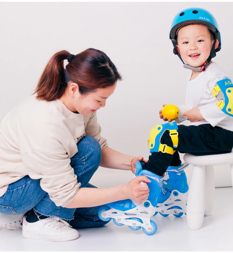 High Quality Protective Gear Sets Elbow Knee Pads Helmet Bicycle Skateboard Ice Skating Roller Skate Protect Anti-fall For Kids High Quality Protective Gear Sets Elbow Knee Pads Helmet Bicycle Skateboard Ice Skating Roller Skate Protect Anti-fall For Kids