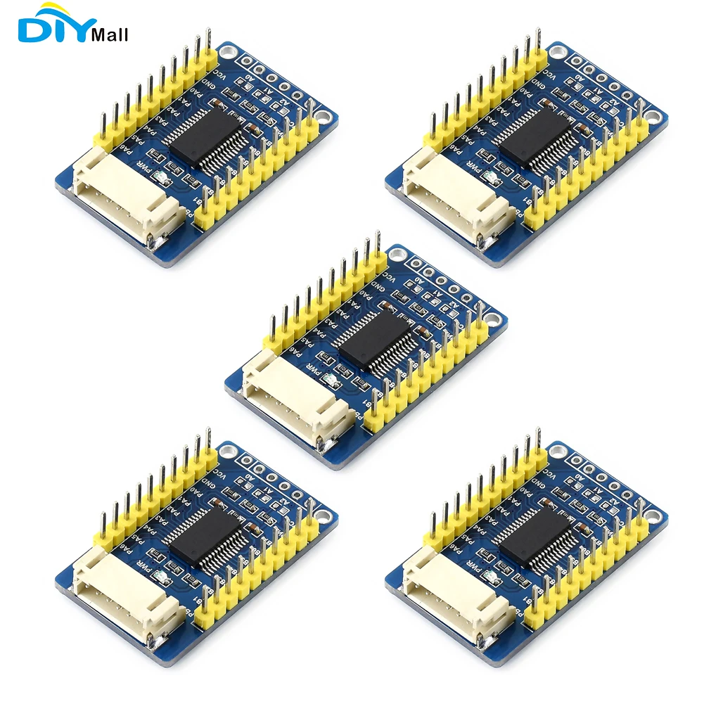 Waveshare MCP23017 IO Expansion Board I2C Interface Expands 2 Signal Pins as 16 I//O Pins Compatible with 3.3V and 5V Levels