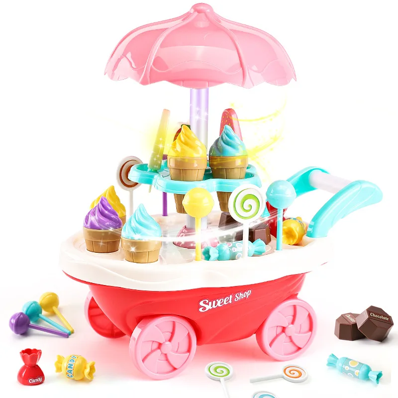 

Two Or Three che bao Ice Cream Cart 12-34 Ice Cream a Year of Age Ice Cream Children Have Effective GIRL'S