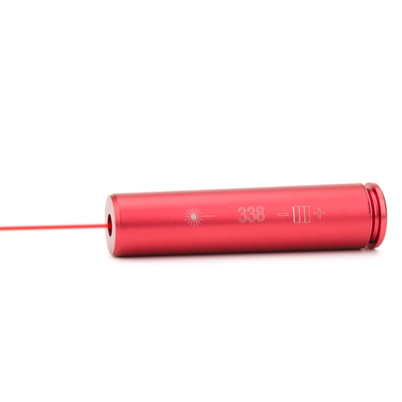 No Battery 338Lapua Red Laser Bore Sight .338 Laser Boresighter