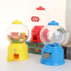 Милые сладости сэкономить деньги игрушечные лошадки мини конфеты машина Bubble аппарат для продажи жевательных резинок-шариков монет банка