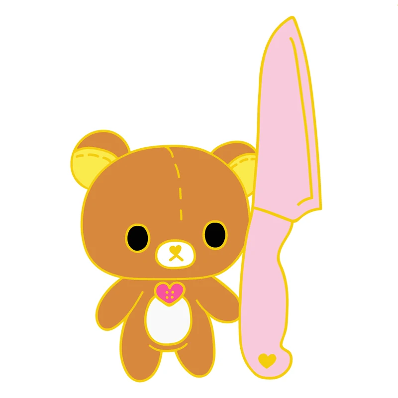 Bear enamel pin