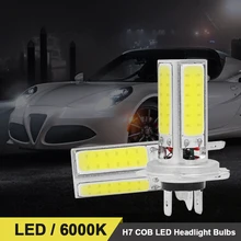 

2Pcs H7 LED Car Headlights Conversion Kit Hi/Lo Beam 40W 6000LM 6000K Xenon White Super Bright Auto Fog Lights Bulbs CSV
