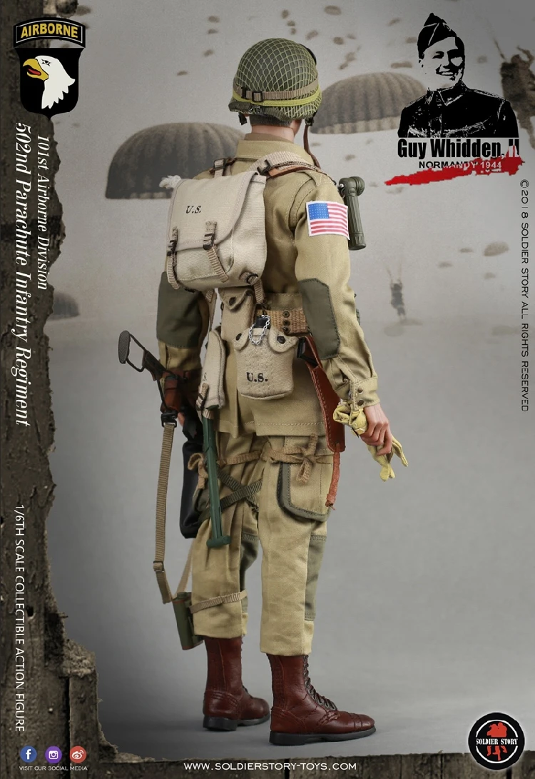 Soldier Story 1/6 мужской солидер Второй мировой войны 101ST дивизион ВДВ GUY WHIDDEN II SS110 полный набор фигурка модель для фанатов подарки