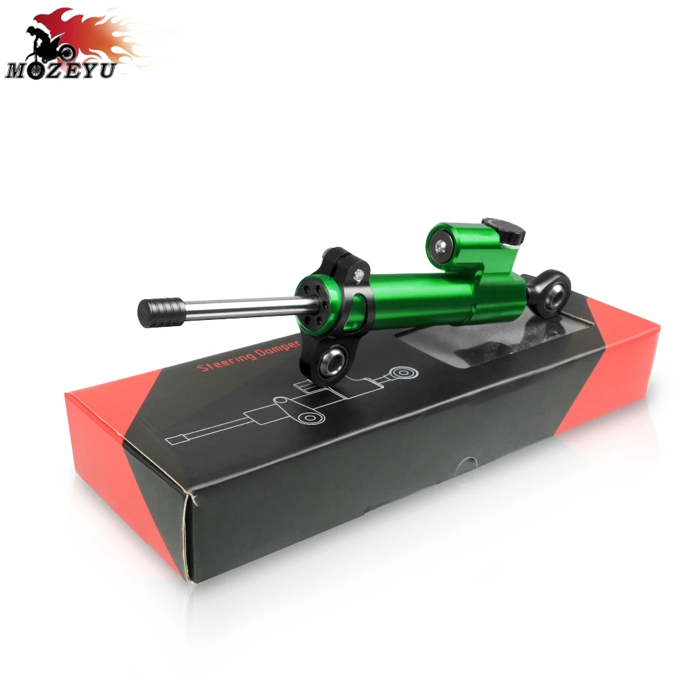

With Z400 LOGO Motorcycle CNC Aluminum Steering Stabilizer Damper shock absorber stable steering for KAWASAKI Z400 Z 400 z400