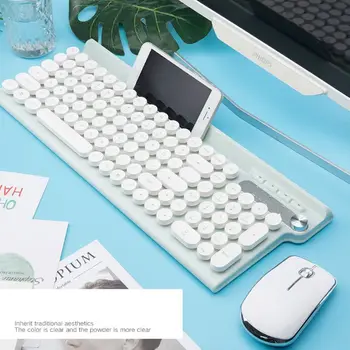 

Wireless Keyboard and Mouse Set Rechargeable Silent Desktop Computer Laptop Keypad Office Home Mouse Keyboard