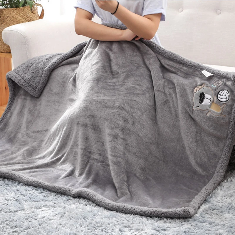 Baby Blankets Newborn Double-deck Warm Flannel Blanket Stroller Coral Fleece Manta Bebe Baby Products New born Baby Swaddle Wrap 3
