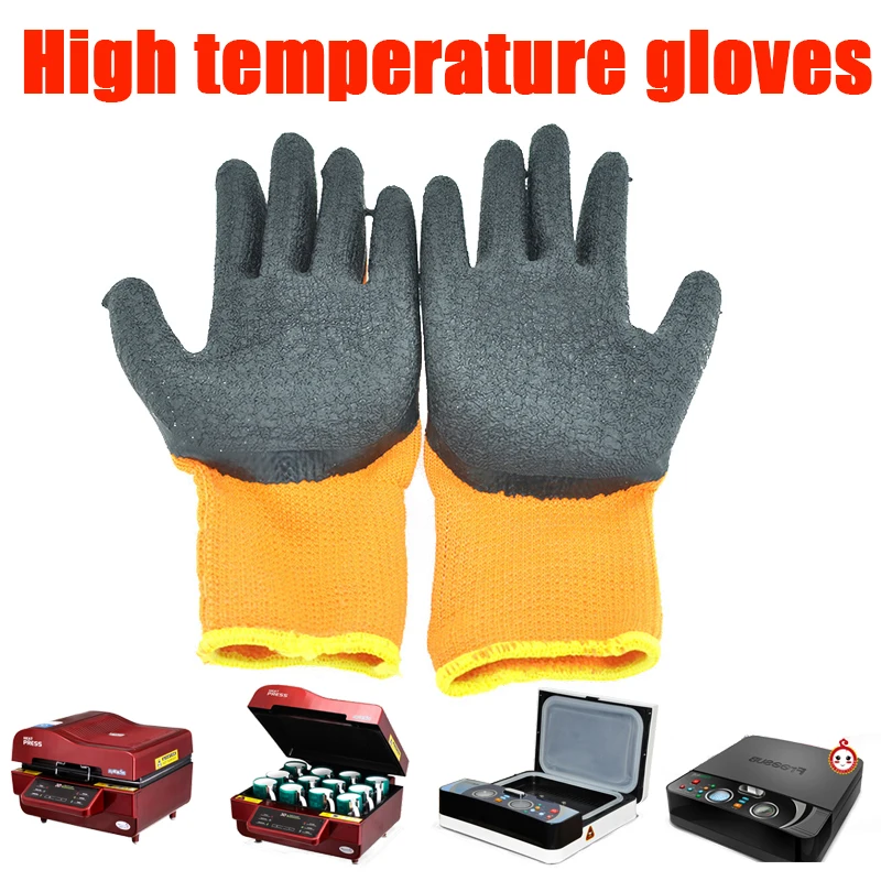 2pcs/lot High Temperature gloves Rubber for 3D Sublimation Machine Heat  Press Transfer - AliExpress