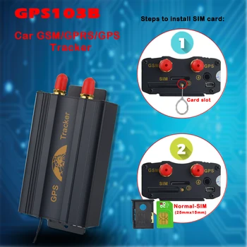 

GPS103B GSM/GPRS/GPS Auto GPS Tracker For Vehicle TK103B Car GPS Tracking Device With Remote Control Anti-theft Car Alarm System