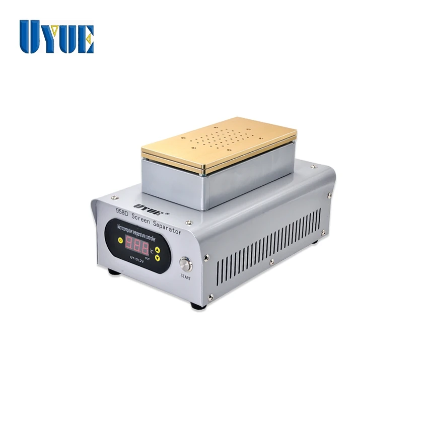 UYUE 958D Отопление ЖК-сепаратор Встроенный вакуумный насос Супер Адсорбция Отопление разделение для iphone для samsung ЖК-Ремонт
