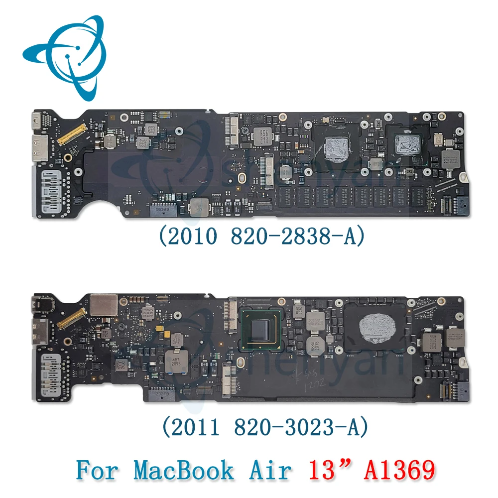 Материнская плата A1369 820-3023-A 820-3023-B 820-2838-A для MacBook Air 13 &quot материнская Core i5 i7 2 ГБ 4