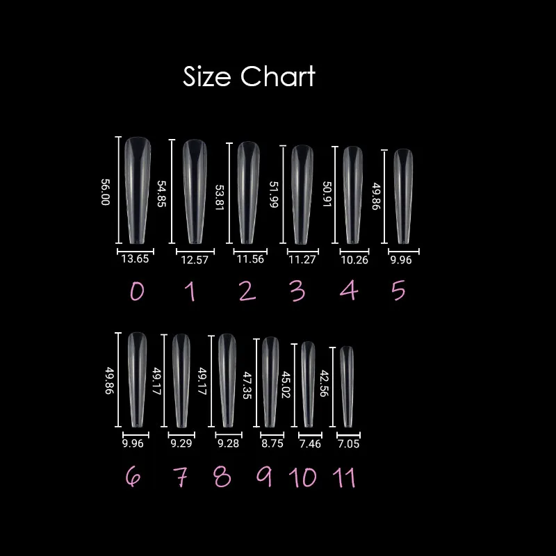 Långa Lösnaglar (240st)