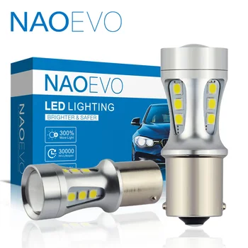 

NAOEVO P21W BA15S LED Car Bulb 1300Lm 12V 1156 For BMW X5 320i X1 X3 X4 X6 xDrive 335i 328i 228i M6 M3 325Ci 330i Back Up Light